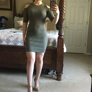 Olive Green Dress